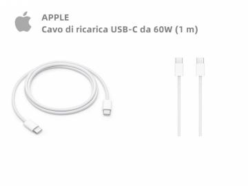 APPLE IP15 Cavo di ricarica USB-C da 60W (1 m)